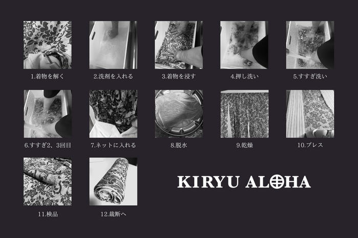 【写真】アンティーク着物から反物へ